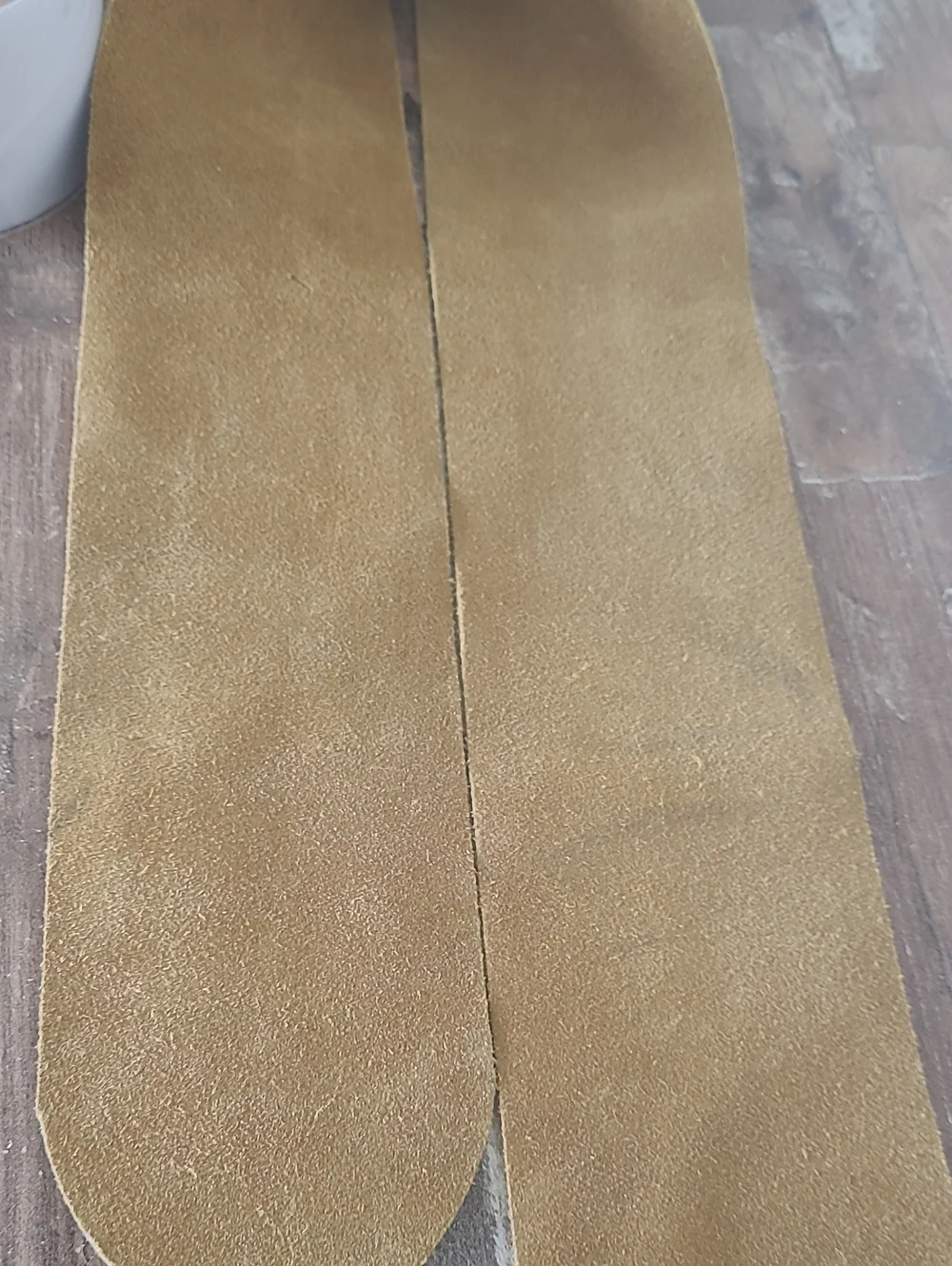 Free People Telessa Suede Mustard Buckle Belt